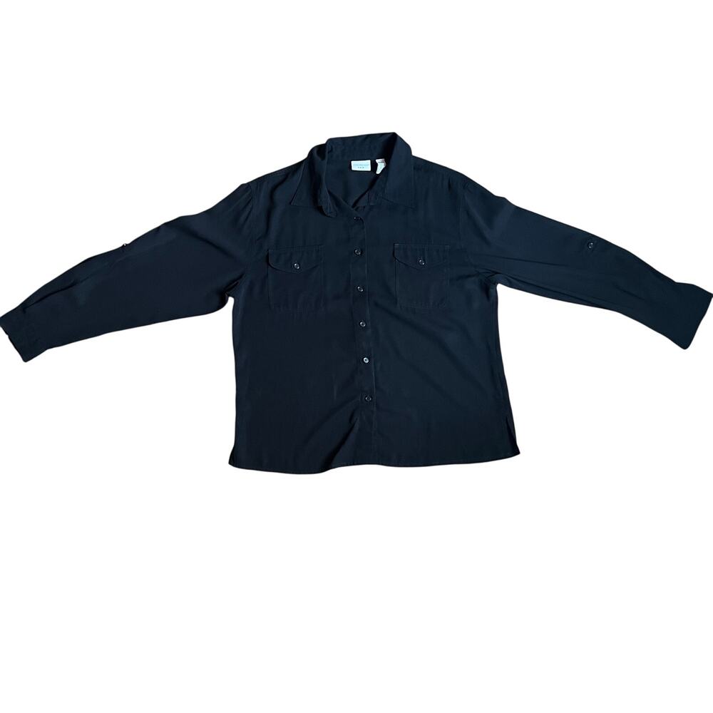 Casual Top "CONINGTON" Long Sleeve Black SIZE L